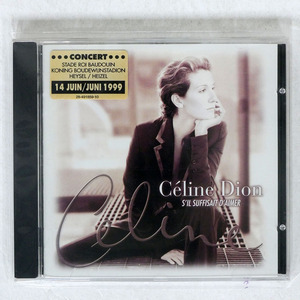 CELINE DION/S’IL SUFFISAIT D’AIMER/COLUMBIA COL 491859-2 CD □