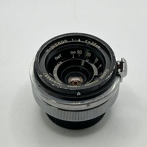 W-NIKKOR 2.5cm f4 Wニッコール 25mm Nippon Kogaku Japan 日本光学 Nikon ニコン Sマウント 希少 総生産数約2800本 超広角レンズ