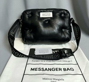 Maison Margiela メゾンマルジェラ グラムスラム ショルダーバッグ 羊革 ブラック