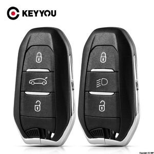 Keyyou-キーシェル スマートカード Peugeot 308 408 508 2008 3008 4008 5008 Cityroen c4 c5 x7 c4l c6 C3-XR ds4 ds5 ds60