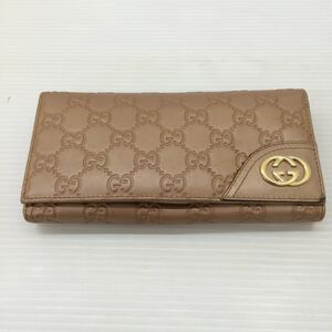 ◆GUCCI/グッチ 長財布 204836 493075 中古品 syhib005072