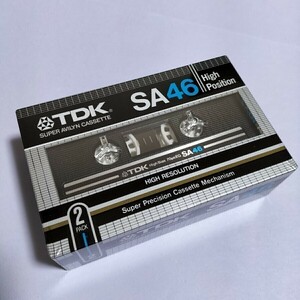 【未開封2本】カセットテープ★TDK★ティーディーケー★SA★SA46★ハイポジションカセットテープ★③