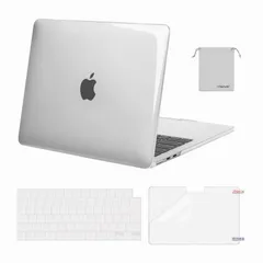 MOSISO 対応機種 MacBook Air 13インチケース M3 M2 チップ 2024-2022リリース A3113 A2681 Touch ID付き、対応機種 MacBook Air 13.6インチ ケース 保護 プラスチック ハードシェルカバー&キ