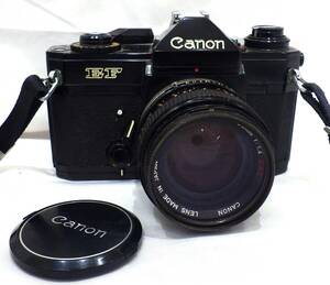 【#11831】　Canon キャノン　EF　ボディ　レンズ FD 50㎜ 1:1.4 S.S.C　一眼レフ　フィルムカメラ　マニュアル　中古