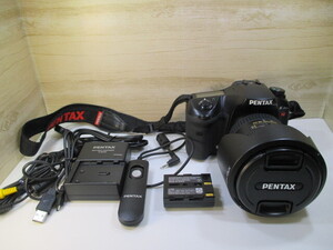 ☆PENTAX デジタル一眼カメラ smc DA 1:2.8 16-50 77㎜レンズセット(K20D-W)1460万画素①少々難あり!!