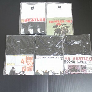 【未開封・未着用品】5点セット ビートルズ THE BEATLES Tシャツ フリーサイズ お洒落 メンズ #845090