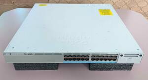 【ラスト1台】Cisco Catalyst 9300 C9300-24UX-A (1G/10G x 24ポート) mGig, PoE+対応/動作確認済/Network Advantageライセンス