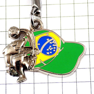 キーホルダー・サッカーワールドカップ大会フランス鳥ブラジル国旗マスコット鳥◆フランス限定ポルトクレ