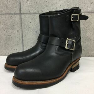 ※【レッドウィング /RED WING】エンジニアブーツ D2676 26.0cm USA8 ASTM F2413-05 2847790 アメリカ製 ブーツ ブラック 黒 レザー