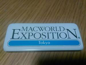 （送料無料）MACWORLD EXPOSITION Tokyo　缶バッジ　マックワールドエキスポ