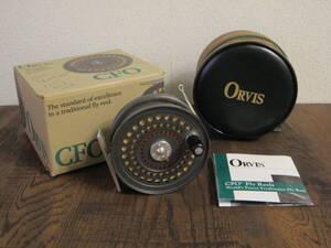 ORVIS★英国製 オービス C.F.O.Ⅳ ヴィンテージ フライ リール MADE IN ENGLAND 内部機関良好★オールド アンティーク 良品