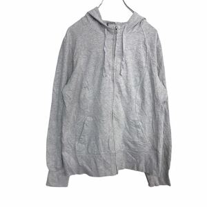 Champion ジップアップパーカー Lサイズ チャンピオン レディース グレー 古着卸 アメリカ仕入 t2112-3682