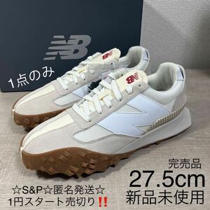 1円スタート売切り 新品未使用 ニューバランス スニーカー 27.5cm NEW BALANCE XC-72 ホワイト 白 スエード ナイロン 靴 完売品 996 574