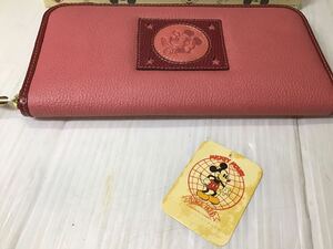 ディズニー　財布 長財布 ミッキーマウス　ピンク