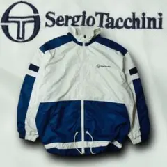 y2k Sergio Tacchini ナイロンジャケット ツートーン ホワイト