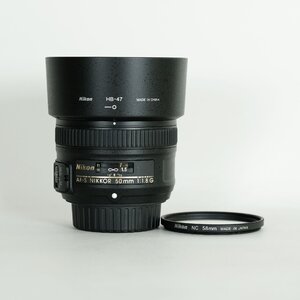 [美品｜純正フィルター付] Nikon AF-S NIKKOR 50mm f/1.8G / ニコンFマウント