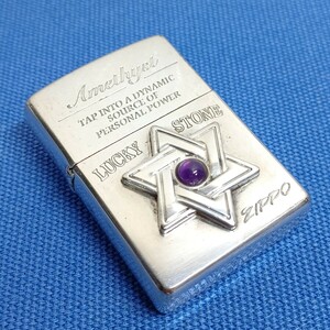 ◆ZIPPO ジッポー オイルライター◆LUCKY STONE◆アンティーク ライター