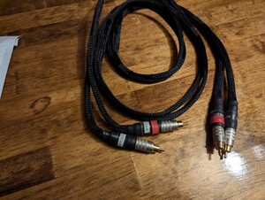 ☆マルチョウエンジニアリング　Ladder-type audio cable　LTC4-P　RCA-RCA　1.7m pair　国産　その①