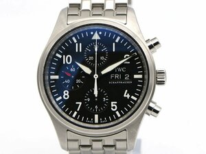 【 インターナショナルウォッチカンパニー IWC 】 IW371704 パイロットウォッチ クロノ 42mm SS デイデイト 自動巻 メンズ 箱 70210-1