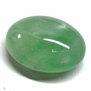 大粒！！☆天然本翡翠 20.356ct☆U約19.8×14.5mm ルース 裸石 宝石 ジュエリー jadeite jade jewelry ヒスイ ジェダイトDA1/DA1