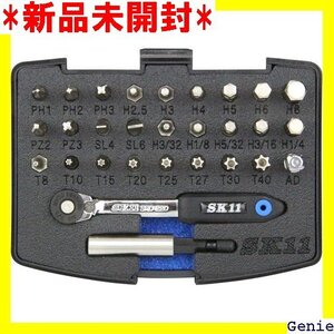 SK11 エスケー11 スリムラチェットドライバーセット SRD-2230 ギア数52山 差替式 30点セット 595