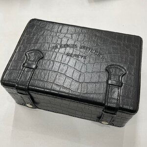 ■FRANCK MULLER フランクミュラー ウォッチケース 保管ケース 空箱 ボックス BOX クロコ型押し 腕時計 中古□■