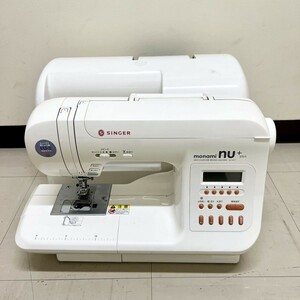 K222-M30-66 SINGER シンガー ミシン NEW COMPUTER SEWING MACHINE SC-217 monami nu plus 通電確認済み 裁縫