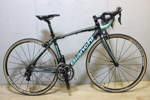 MAVIC AKSIUM カスタム!!■BIANCHI ビアンキ VIA NIRONE エントリーロード SHIMANO 105 5800 2X11S サイズ500 2016年 美品