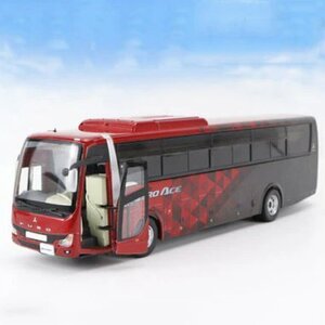 FUSO AERO ACEミニチュアモデルダイキャスト1PCE 1/43スケール 観光バス 合金製 ダブルデッカー コレクション ギフト オーナメント レッド