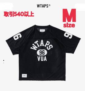 WTAPS 2024SS QB SS FOOTBALL TEE BLACK Mサイズ ダブルタップス フットボール Tシャツ ブラック MEDIUM 