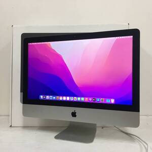 ☆【21.5インチ】Apple iMac (21.5-inch, Late 2015) A1418『Core i5(5250U)1.6GHz/RAM:8GB/HDD:1TB』Monterey 動作品