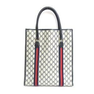 GUCCI グッチ オールドグッチ シェリーライン トートバッグ【送料無料】【質屋かんてい局横浜港南店】中古品　used AB