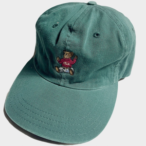 USA製! POLO SPORT BEAR USA ベア CAP キャップ VINTAGE MADE IN ポロスポーツ VINTAGE 90