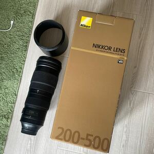 【実用品】 Nikon AF-S NIKKOR 200-500mm f/5.6E ED VR レンズフィルター付き