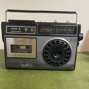 ジャンク品　CROWN ラジカセ 昭和レトロ FM AM