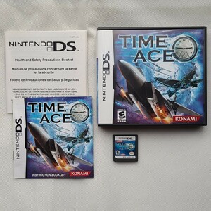 【中古】　美品　激レア　ニンテンドーDS 海外 ソフト タイムエース　TIME　ACE　KONAMI　簡易動作確認済