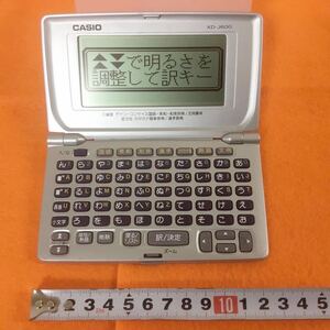 Z-742 CASIO 電子辞書 EX-word XD-J600 サイズは画像を参考に ★ジャンク品（画像コメント参照、修理できる方・部品取りに）