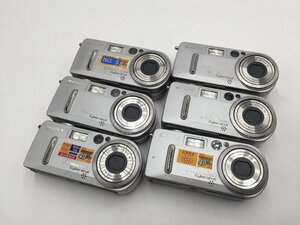 ♪▲【SONY ソニー】コンパクトデジタルカメラ オールド 部品取り 6点セット Cyber-shot DSC-P9 まとめ売り 0027 8