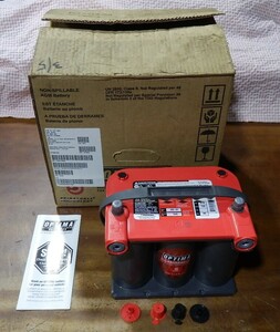 即決 新品～未使用～訳あり～経年品～充電前提 オプティマ OPTIMA バッテリー RED TOP 8022-091 75/25 レッドトップ (D23 サイドターミナル