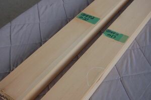 木曽桧 ヒノキ（天然材） 2本で9800円 9年乾燥 角材 材木 木材 新品