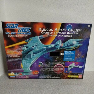 中古品★BANDAI スタートレック THE NEXT GENERATION KLINGON ATTACK CRUISER