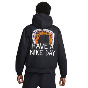 ■ナイキ NSW ハブ ア ナイキ デイ ワーク ジャケット ブラック 新品 Lサイズ NIKE NSW HAVE A NIKE DAY WORK JACKET DQ4184-010