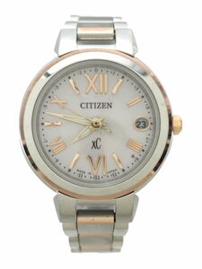 CITIZEN◆ソーラー腕時計/アナログ/ステンレス/GLD/SLV/T025056//