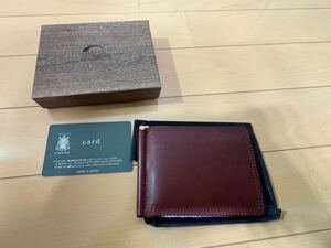 コルボ Corbo SLATE マネークリップ 8LC-9948 レディッシュブラウン 美品