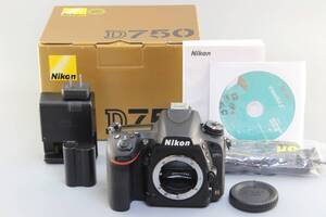 AA (新品級) Nikon ニコン D750 ボディ フルサイズ ショット数2999回 初期不良返品無料 領収書発行可能