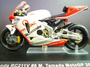 ixo 1/24 ホンダ RC211V #6 玉田　誠 PRAMAC HONDA 2003　イクソ製品