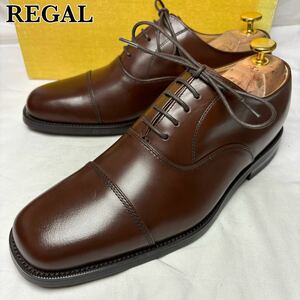 【新品未使用】REGAL JV36 内羽根 ストレートチップ