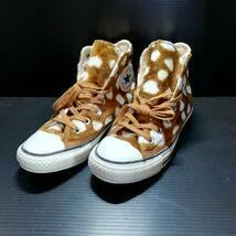 超レア！未使用品　CONVERSE ALLSTAR HIGHCUT 1B762【バンビ柄】24.0㎝ 