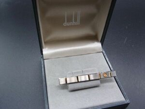 ■美品■ dunhill ダンヒル タイピン アクセサリー ビジネス 紳士 メンズ シルバー系×ゴールド系 DE1914