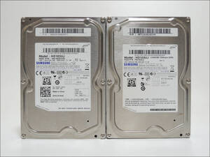 SAMSUNG 3.5インチHDD HD103UJ 1TB SATA 2台セット #12929